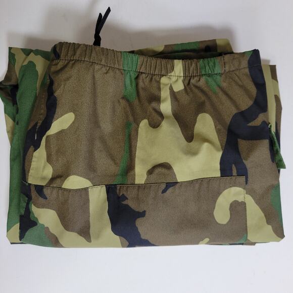 Rain Stuff Raven Industries Gore-Tex Camo Pants Size L Retro Outdoor Hunting - Picture 9 of 9